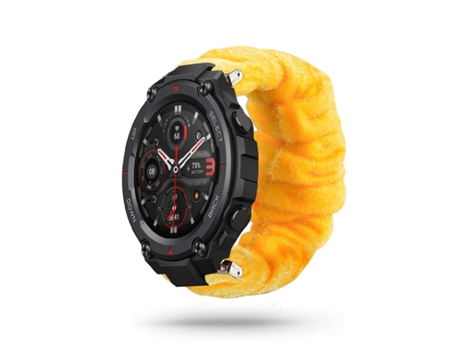 Correa Amazfit T-Rex Pro Pulsera Scrunchie Amarillo