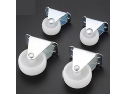 Ruedas Nailon 1,8 Pulgadas Giratorias Universales Para Muebles