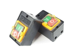 2 Interruptores De Botón Impermeables Para Control On/off 10a 220v 380v Para Maquinaria Y Textil