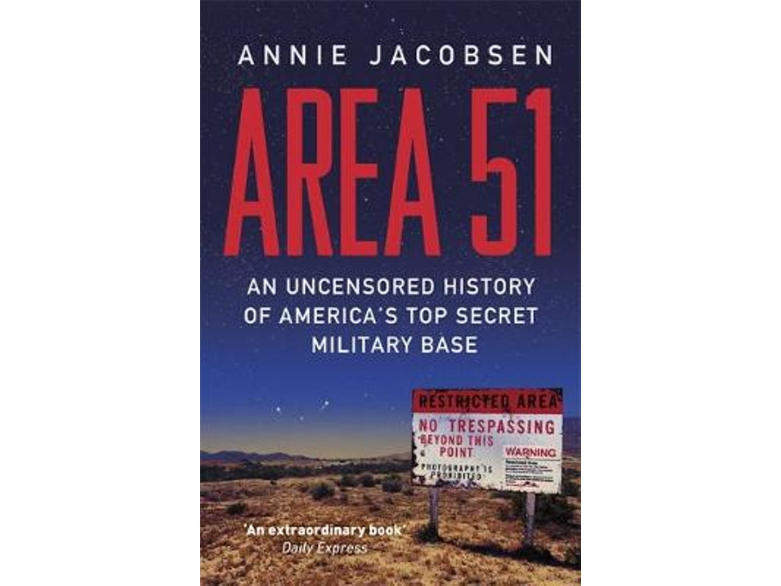 Libro Area 51 de Annie Jacobsen (Inglés)