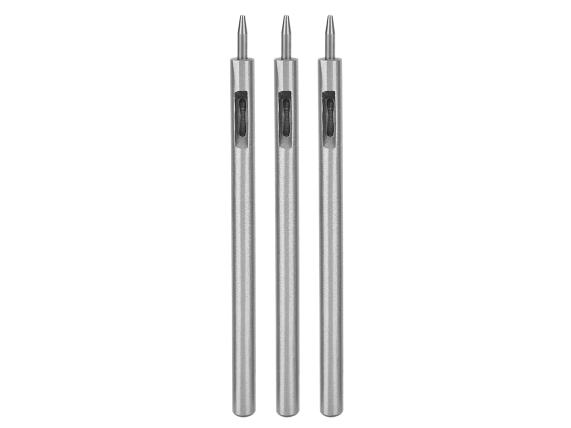 Juego De 3 Perforadoras Redondas De Acero Aleado Para Cuero, Ideales Para Bricolaje. Cortador De 0,8 Mm.
