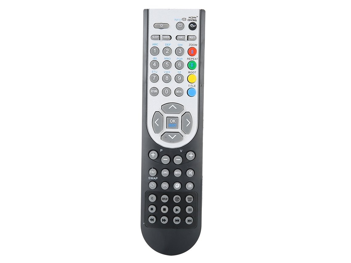Controle Remoto Tv Oki Smart Hd Rc1900 Preto Para 16-46 Polegadas V16a V19b V22b V32b L32vb