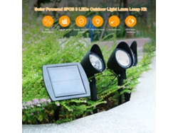 Juego De 3 Luces Solares Para Jardín Con 3 Led Ajustables, Clasificación Ip65, Para Decoración De Exteriores, Patio Y Jardín.