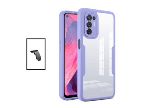 Funda Proteção Frente Verso para Oppo Oppo Reno5 Z GIFT4ME Morado