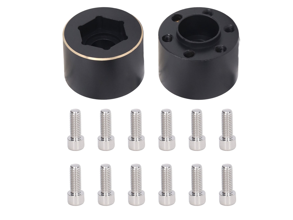 Adaptadores Hexagonales De Latón Para Bujes De Ruedas De Coches Teledirigidos De 1,9 A 2,2 Pulgadas: Mayor Estabilidad.