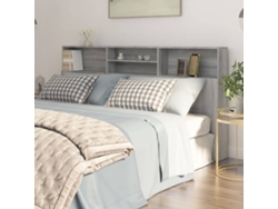Mueble Cabecero Color Gris Sonoma 200x19x103,5 Cm