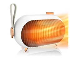 Calefactor De Aire Cerámico De 1000 W Con 3 Velocidades, Calentamiento Rápido En 3 Segundos, Múltiples Protecciones Para Dormitorio Y Oficina.