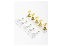 Soporte magnético Kkml para práctica de uñas acrílicas con puntas, soporte de entrenamiento y herramienta de manicura para salones y hogares.