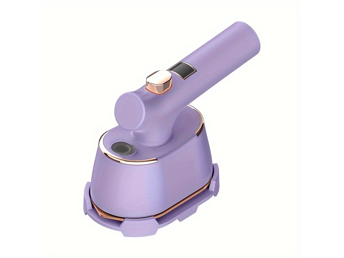 Miniplancha de vapor portátil Cuich con pantalla digital, calentamiento rápido, color morado