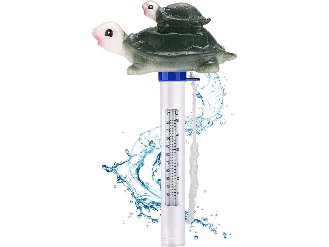 Termómetro Flotante Para Piscina Y Spa, Medición Precisa De Temperatura, Con Pantalla Clara Para Uso En Interiores Y Exteriores.
