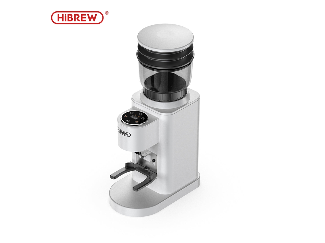 Molinillo de café automático Hibrew G7, 48 configuraciones de molienda personalizables, molinillo de café eléctrico de acero inoxidable, color blanco