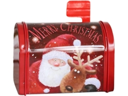 Rebe-buzón De Hierro Forjado Con Diseño De Papá Noel Decoración Navideña Creativa Para Niños