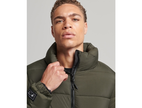 Abrigo para Hombre SUPERDRY (M - Poliéster - Multicolor)