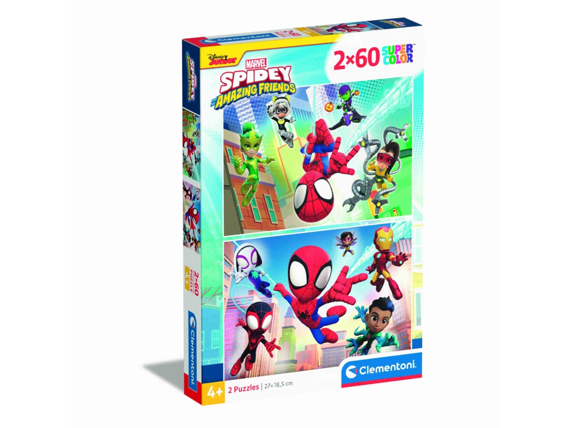 Rompecabezas Spidey Amazing Friends 2 X 60 CLEMENTONI