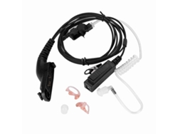 Auriculares de radio con conducto de aire y PTT