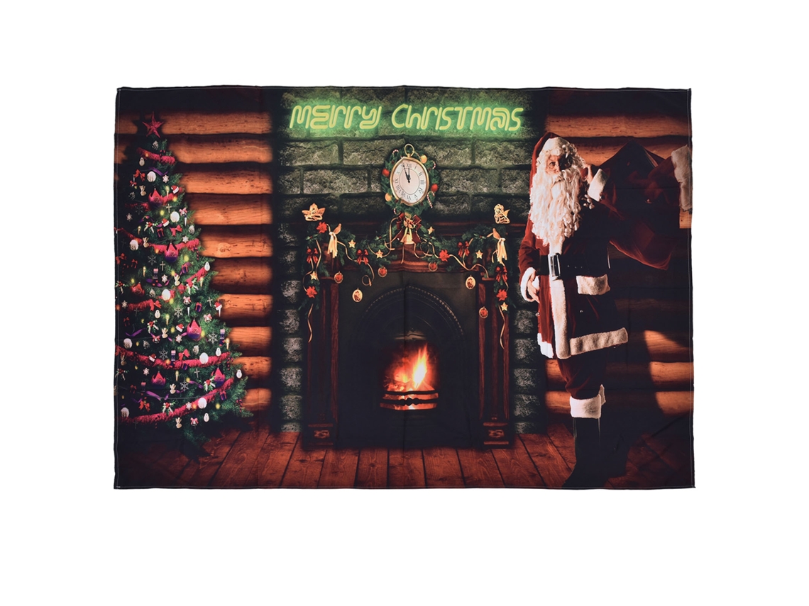 Tapete decorativo navideño para pared, 230x180cm