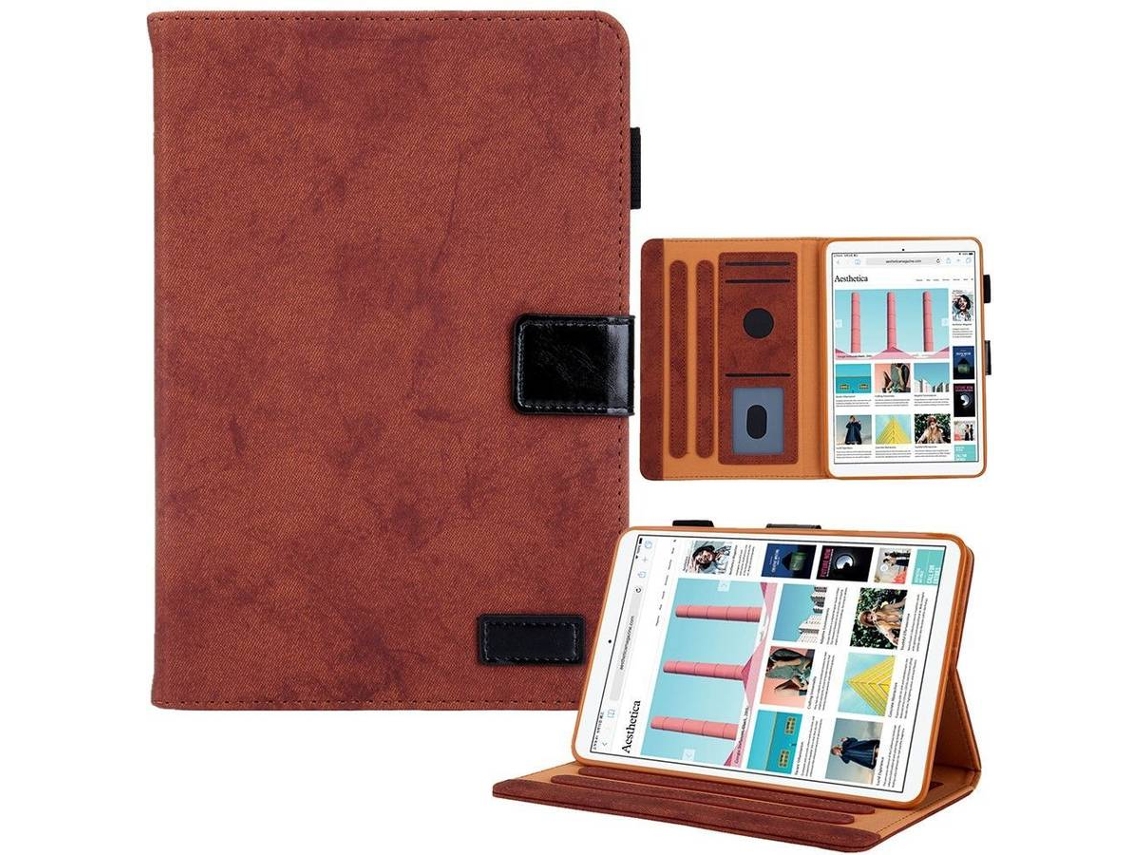 Funda Tablet HFS HOUSE SM-X200/X205 (Samsung Galaxy Tab A8 10.5 2021 - 10.5'' - Marrón)