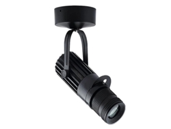 Foco Led De Montaje En Superficie Con Distancia Focal Ajustable, Ideal Para Bares, Restaurantes, Karaokes, Proyectores Y Techos Con Zoom. Acabado En Aluminio Negro. Montaje En Superficie.