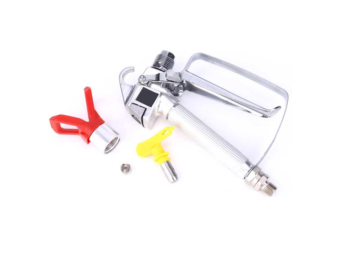 Pistola De Pintura Con Boquilla 517, Entrada G1/4in, 3600 Psi, Atomización Fina Y Bloqueo De Seguridad.