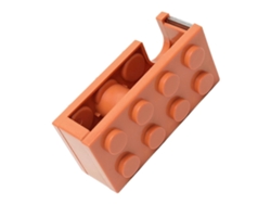 Dispensador de cinta adhesiva con forma de bloque de construcción, soporte de mesa. GOKOCO