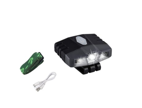 Mini Hands Free LED Clip on Cap Light - Rechargeable up to 96 hours use, 100 lumens Ultra Bright, Lightweight (1.0oz), Portable Hat light for fishing