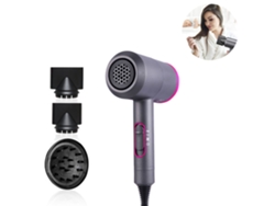 Secador de Cabelo Secador de Cabelo Iônico com Difusor Secador de Cabelo para Secagem Rápida Crianças Viagem Casa Dormitório-Ferro