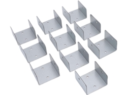 10 Candados De Madera Galvanizada Para Correo (44 Mm)