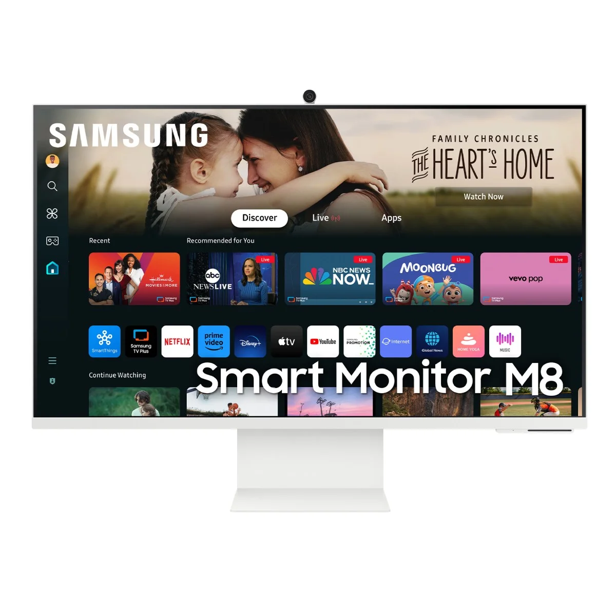 Monitor SAMSUNG M8D Ls32Dm801Uuxen 32 4K Uhd Branco