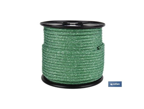 Carrete driza náutica 14 mm 100 m verde