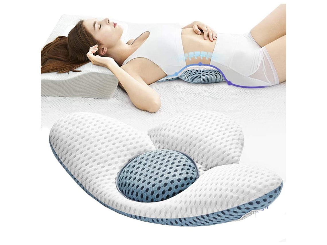 Almohada Lumbar Ortopédica Columna Lumbar Soporte Para Dormir Soporte  Lumbar Cama Almohada Para Ciática Embarazo Dolor De Cadera O Pierna  JEIIBRZUI