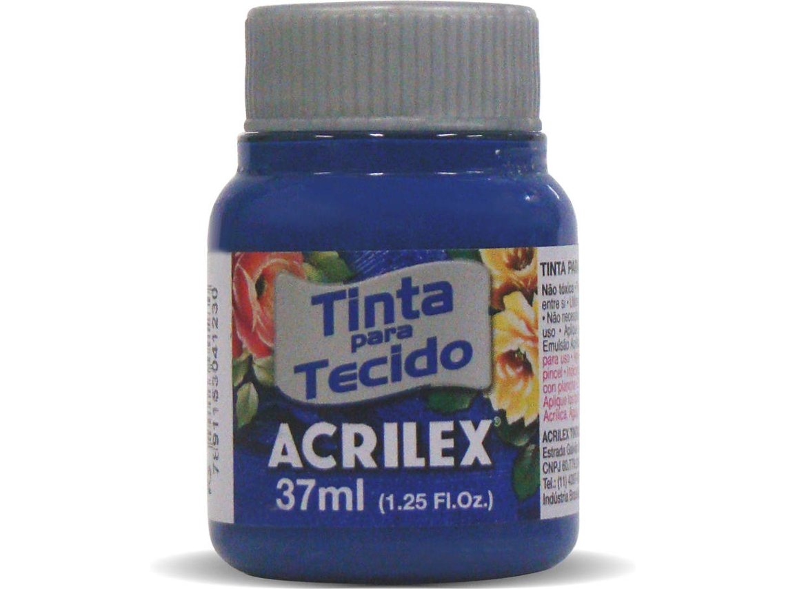 Tinta de Tela Mate Acrilex Azul Cobalto (04140/502 37ml)