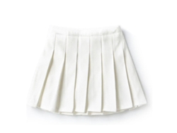 Falda Corta Plisada Con Cinturón Alto Y Bragas Incorporadas Para Niñas, Estilo Tenis, Infantil