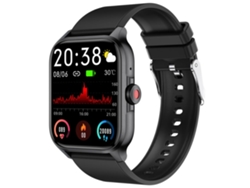 Reloj inteligente con llamadas Bluetooth, frecuencia cardíaca, oxígeno en sangre, presión arterial, azúcar en sangre y monitoreo de lípidos de Yunzii.