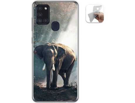 Carcasa Samsung Galaxy A21s TUMUNDOSMARTPHONE Elefante Multicolor