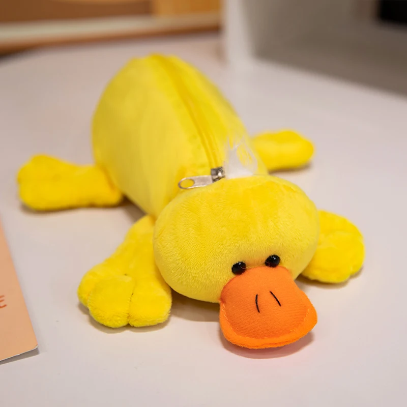 (estilo 13 26 Cm) Estuche De Peluche Con Diseño De Animales De Dibujos Animados, Bolsa De Almacenamiento De Papelería Infantil De Gran Capacidad.