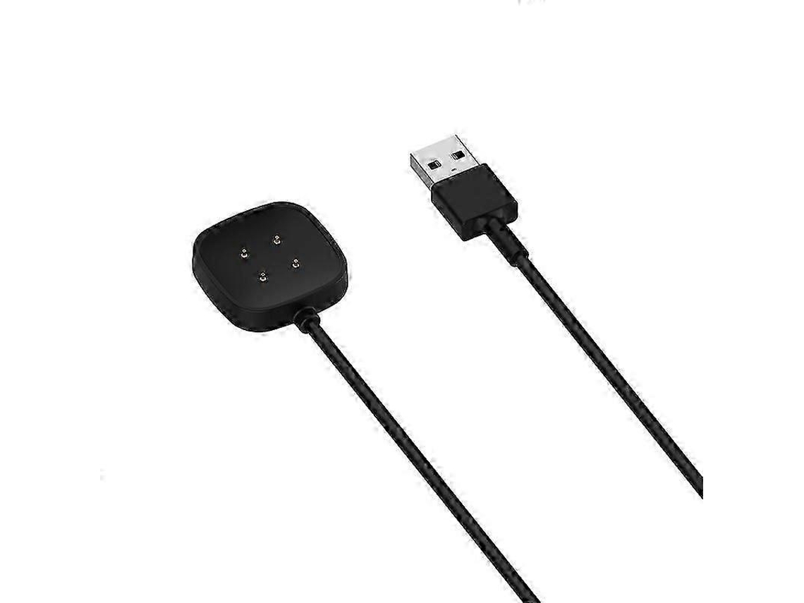 Cable de carga USB de 1 m para reloj inteligente Fitbit Versa 4, base de carga con sonda magnética Ly Ebike