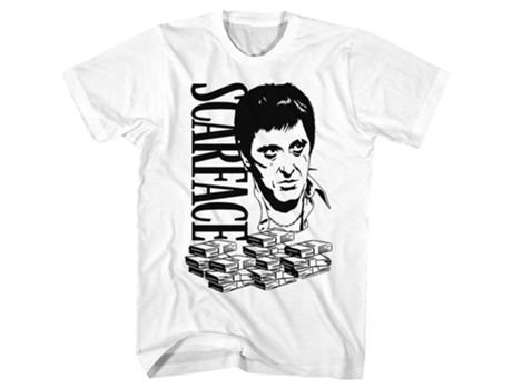 Camiseta ROCKINSTONE Get The Money Scarface (L)
