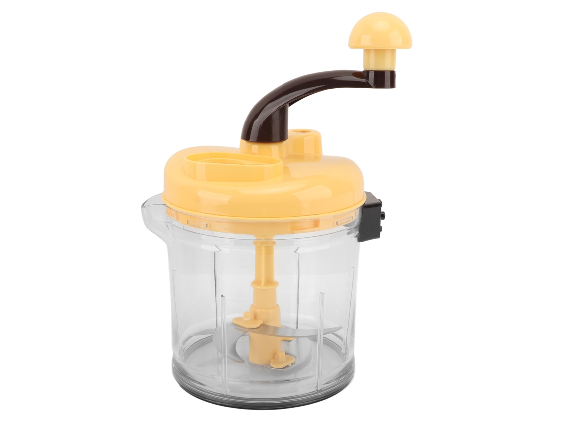 Picadora de alimentos manual con 3 velocidades, picadora de verduras y hortalizas, ideal para carne, frijoles y ajo