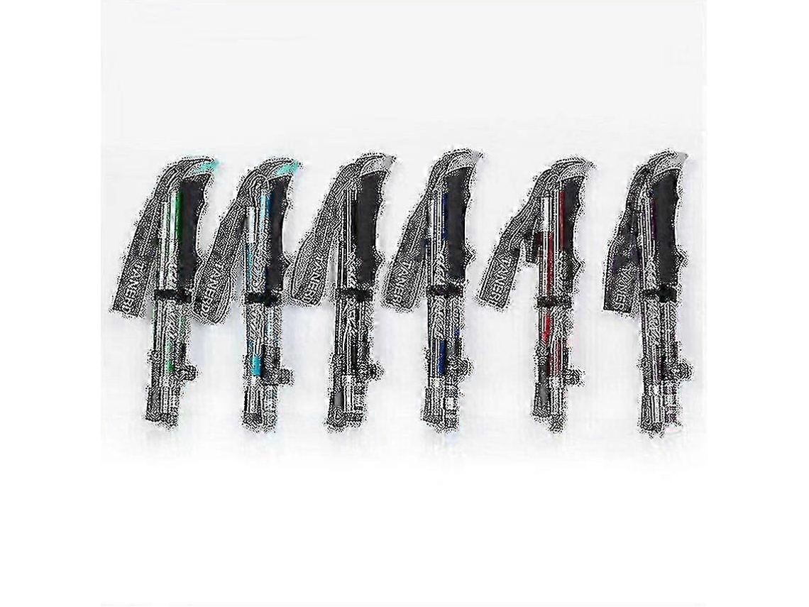Bastón de trekking plegable con 5 botellas
