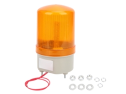 Indicador Luminoso Led Giratorio Bem-1101 Amarillo De 24 V Cc Para Alerta Industrial.