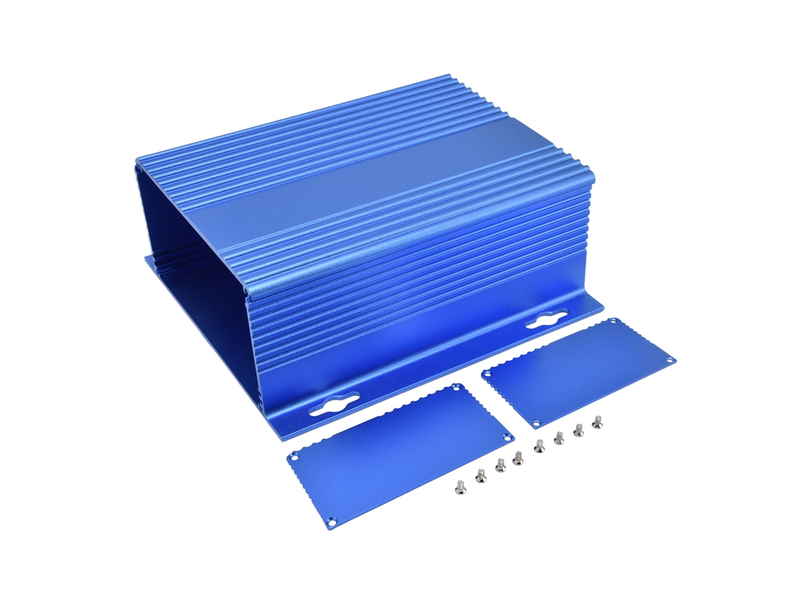 2026velora-caja Eléctrica De Aluminio Aleación Para Proyectos Caja De Unión Enclosure Dividido 61x147x155mm Azul Mate