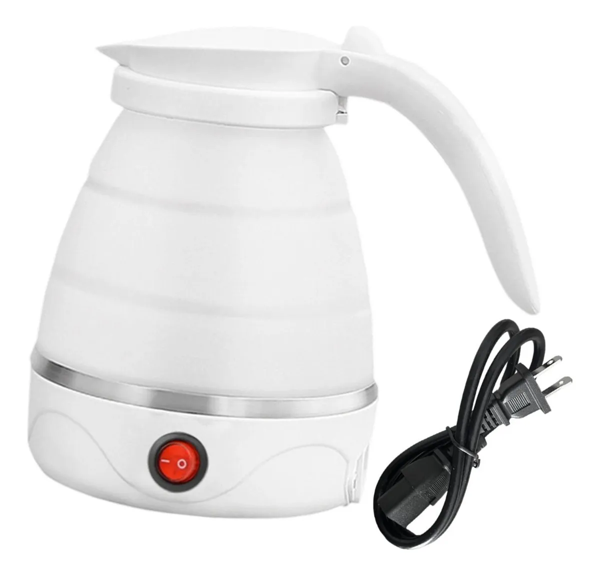 Tetera eléctrica de viaje plegable Comvayotoy de 12 litros