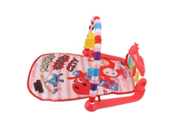Tapete De Ginástica Bebê Com Piano De Pé, Brinquedos De Espelho E Ratinhos Para Tummy Time