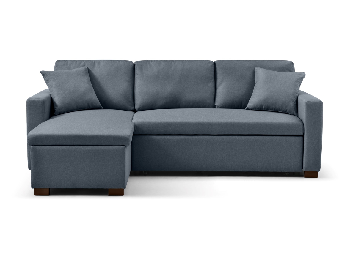 Sofá Cama Esquinero De 3 Plazas Chaise Loung 1970X1160X470 Gris VENPRODIN