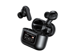 Auriculares Inalámbricos Yw08 Bt5.4 Con Pantalla Táctil, Cancelación De Ruido Activa (anc) Y Estuche De Carga.