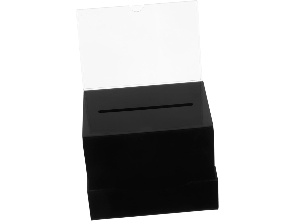 Urna Electoral Con Candado, Caja De Donaciones Para Recaudación De Fondos, Cartas Y Boletos.