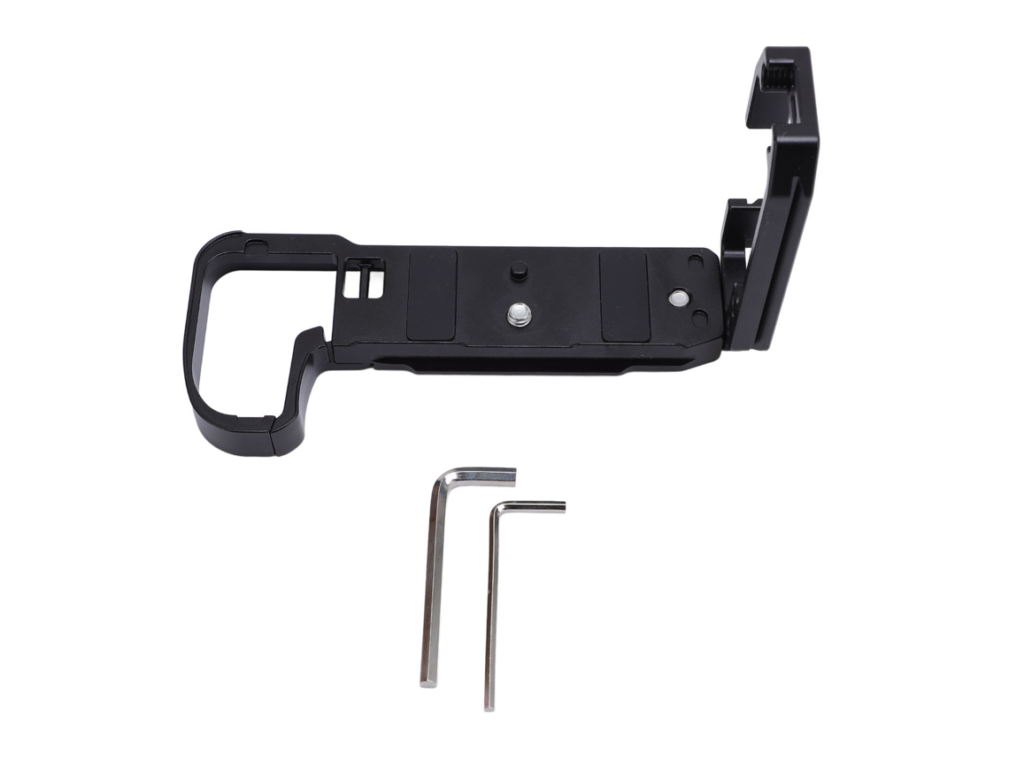 Soporte de cámara en forma de L con placa de liberación rápida, ajuste vertical/horizontal, extensible para Z6iii