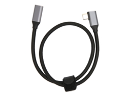 Cable Usb C A Usb C 3.1 Gen 2 Ángulo 90 Grados 100w 10gbps 4k 60hz Carga Rápida 0.5m