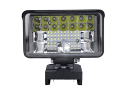 2026-lámpara De Trabajo Led Inalámbrica Portátil 4 Pulgadas 18v Batería De Litio Alta Brillo Para Camping Construcción
