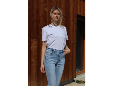 Camiseta Unisex LES PETITS BASICS Ecológico Déjà Vu Algodón Orgánico Azul (XL)